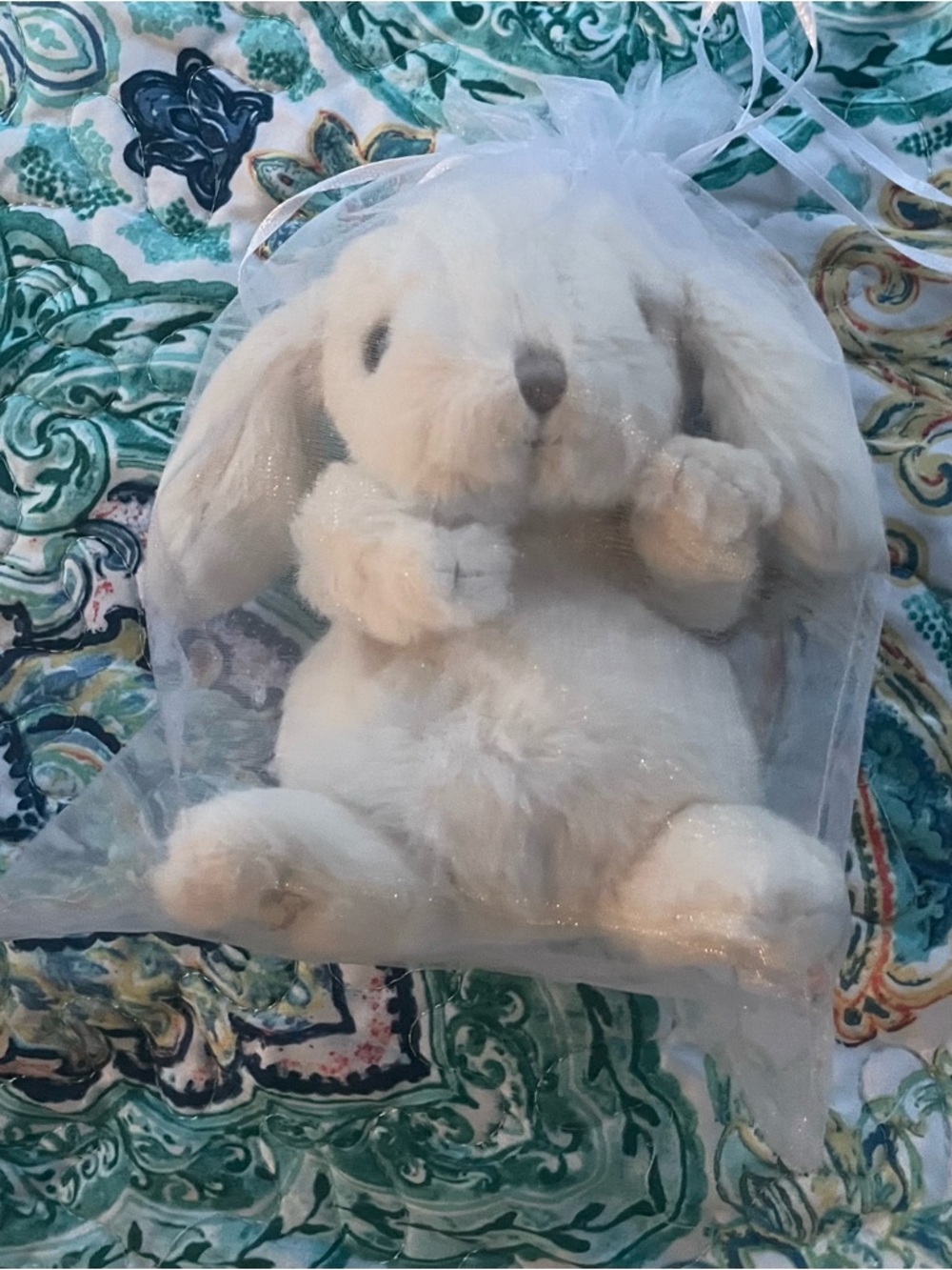 Coterie brand baby bag with Kids Plush Bunny - Picture 7 of 9